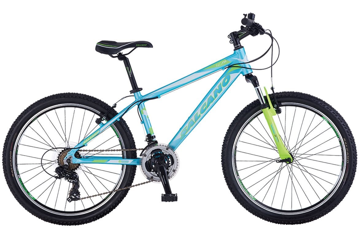 Salcano ng 750 29 jant Full Shimano 21 Vites Dağ bisikleti Turkuaz Yeşil