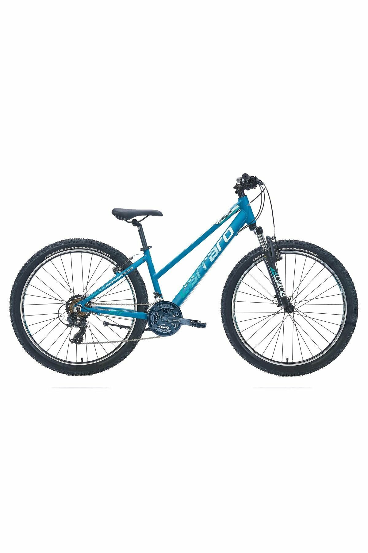 Carraro FORCE 401 24 jant Full Shimano 21 Vites Kız Bisikleti Turkuaz