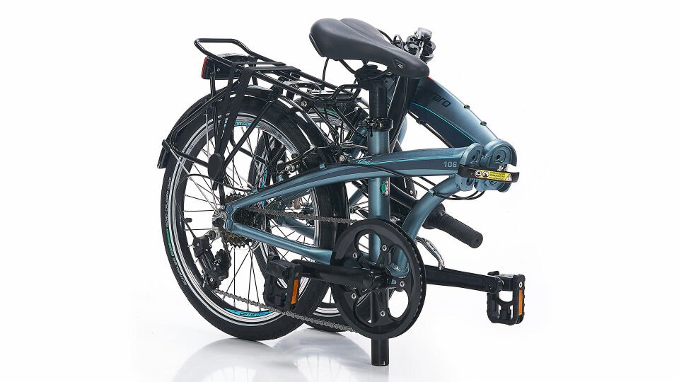 Flexi 106 Full Shimano Katlanır Bisiklet Metalik Antrasit