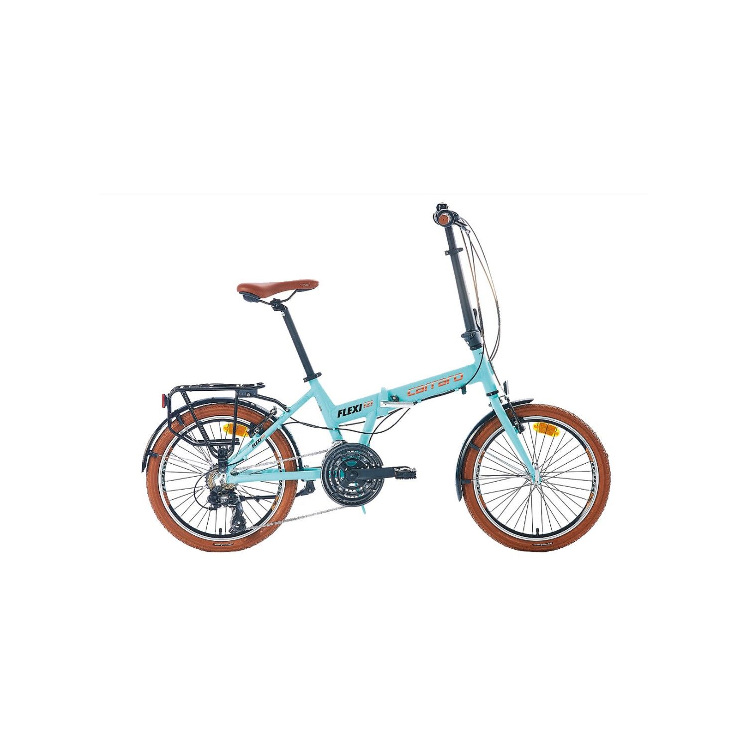Carraro Flexi 121 Vb V fren Shimano 21 Vites Katlanır Bisiklet  turkuaz
