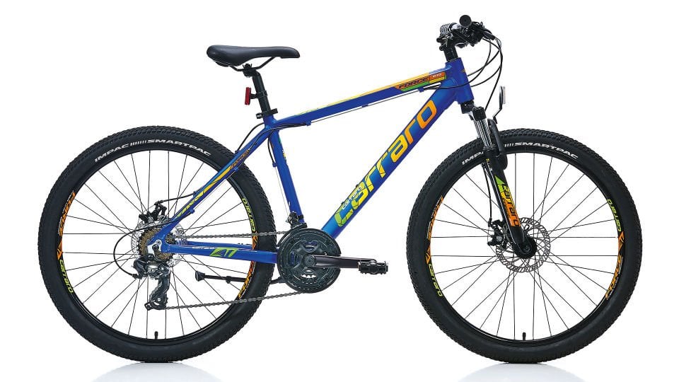 Carraro Force 410 24 Jant disk fren Shimano 21 Vites Çocuk Bisikleti mavi