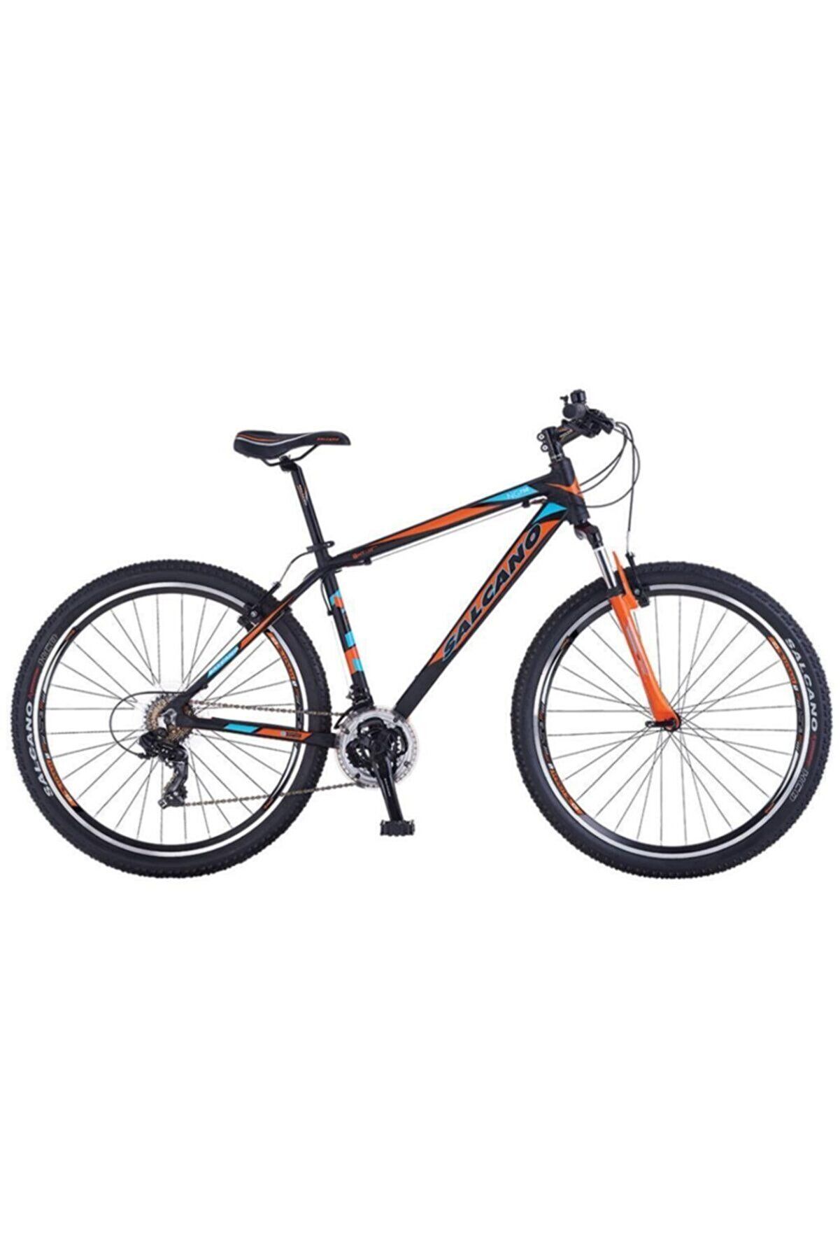 Salcano NG 750 26 jant V fren Shimano 21 Vites 18'' Dağ bisikleti Siyah turuncu turkuaz
