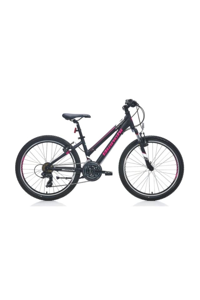Bianchi Aspid 26 Jant Full Shimano 21 Vites kadın Bisikleti Siyah fuşya