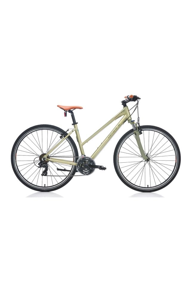 Carraro Sportive 222 28'' Jant Kadın Gezi Bisikleti Shimano 21 Vites lime yeşil 41 cm