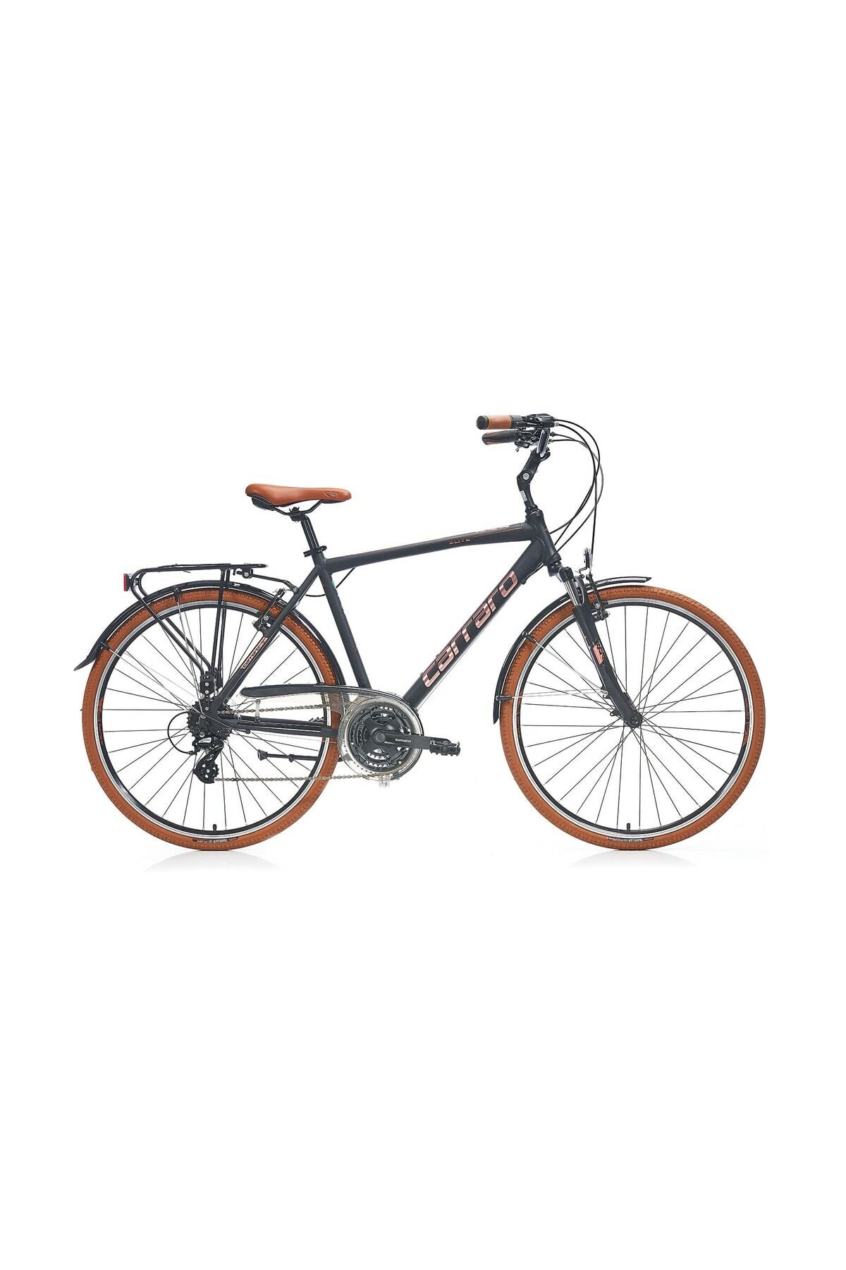 Carraro Elite 804 V Fren 24 Vites Full Shimano 28 Jant Şehir Bisikleti 48 cm Turkuaz bakır