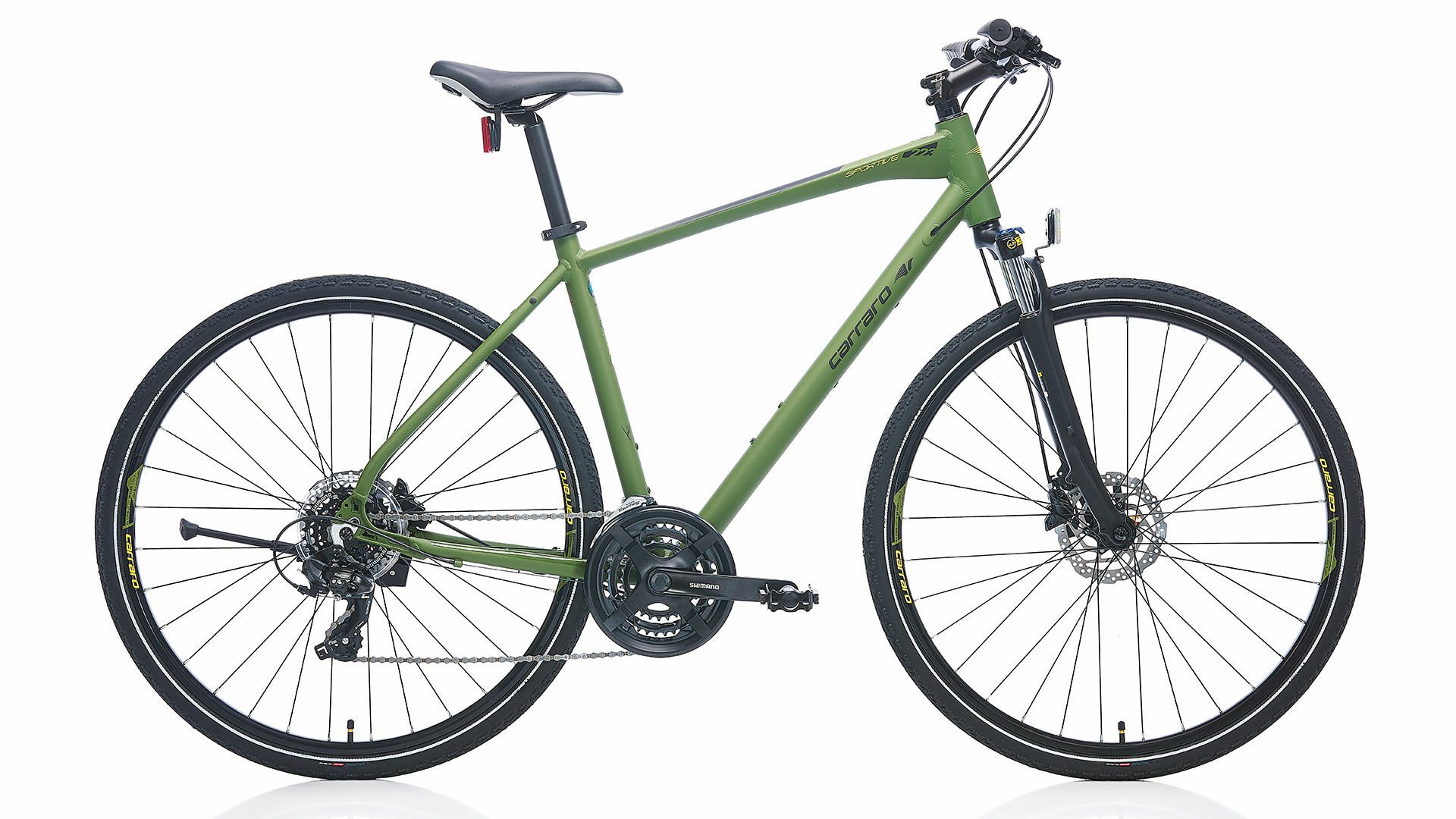 Carraro Sportive 223 Full Shimano 21 Vites Hidrolik disk fren 51 cm haki Şehir Bisikleti