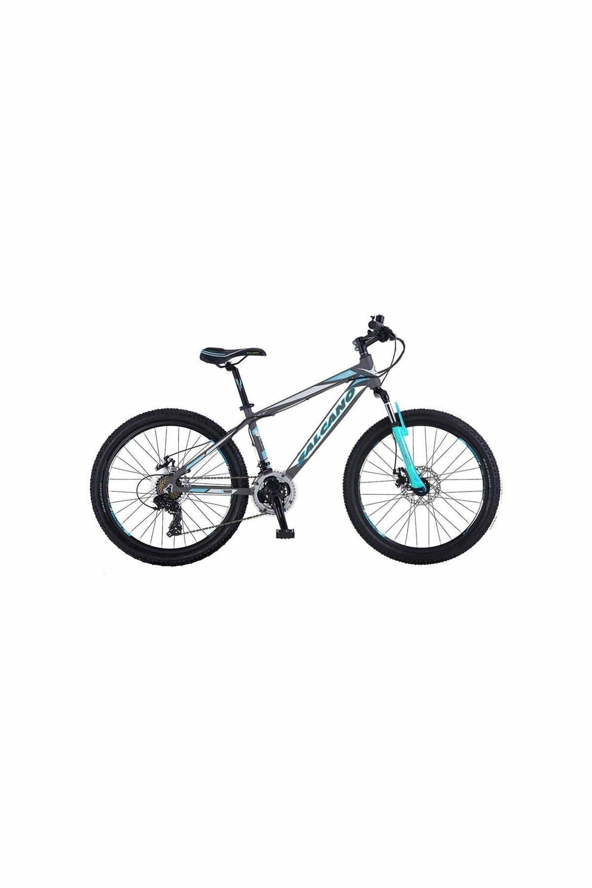 Salcano NG 750 29 MD JANT DİSK FREN DAĞ BİSİKLETİ MAT GRİ BEYAZ TURKUAZ 19 KADRO