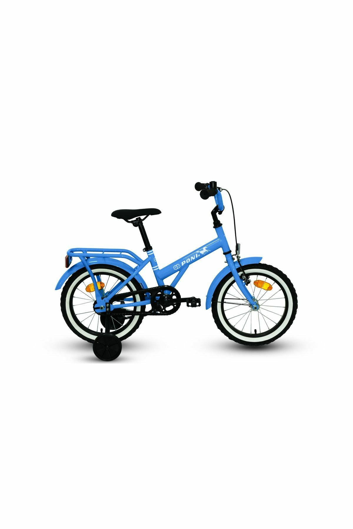 Carraro Poni 16 16 Jant Çocuk Bisikleti Unisex Mavi Beyaz