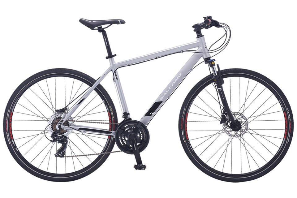 Salcano City life 24s HD Şehir ve Gezi Bisikleti 24 Vites Hidrolik disk full shimano 20'' gri