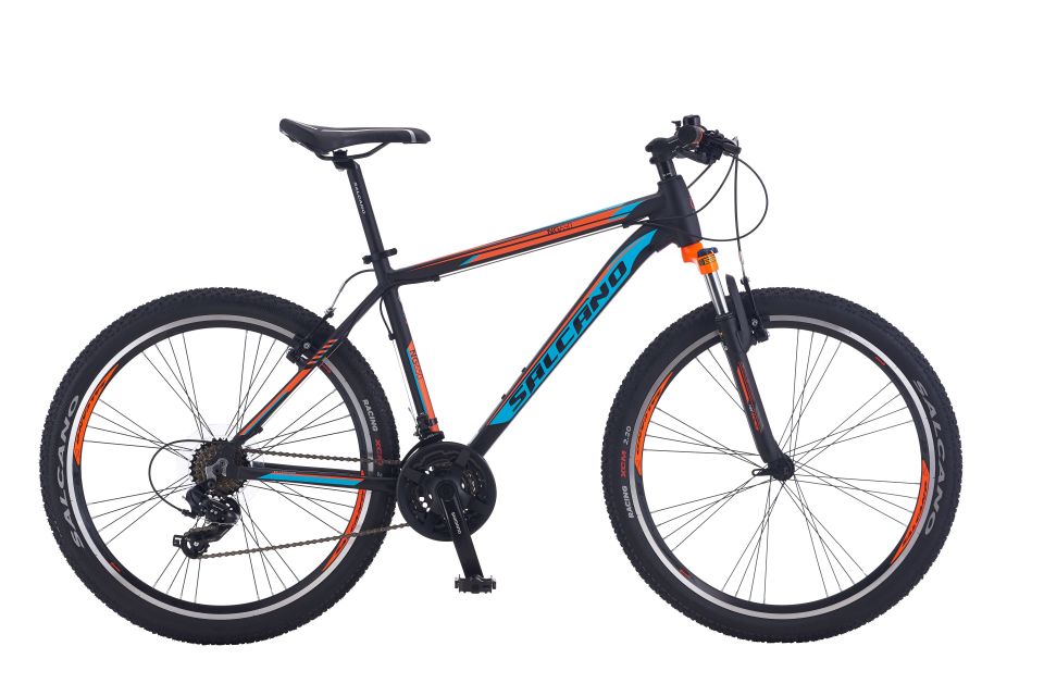Salcano NG 650 26 V Full Shimano 21 Vites Dağ Bisikleti siyah turuncu turkuaz