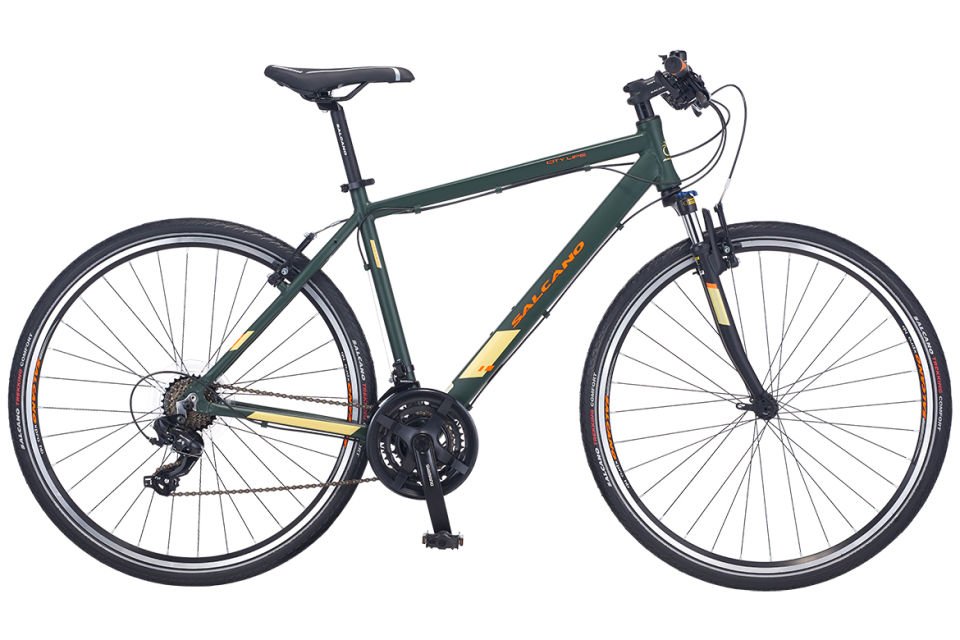 Salcano City life 24s V - Full Shimano 24 Vites - 20'' Şehir ve Gezi Bisikleti Salcano City Life 24s V - Full Shimano 24 Vites - 20'' şehir Ve Gezi Bisikleti Haki