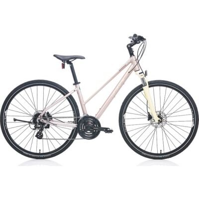 Carraro Sportive 226 24 Vites Hidrolik Disk Full Shimano 28 Jant Kadın Şehir Bisikleti 41 cm bej