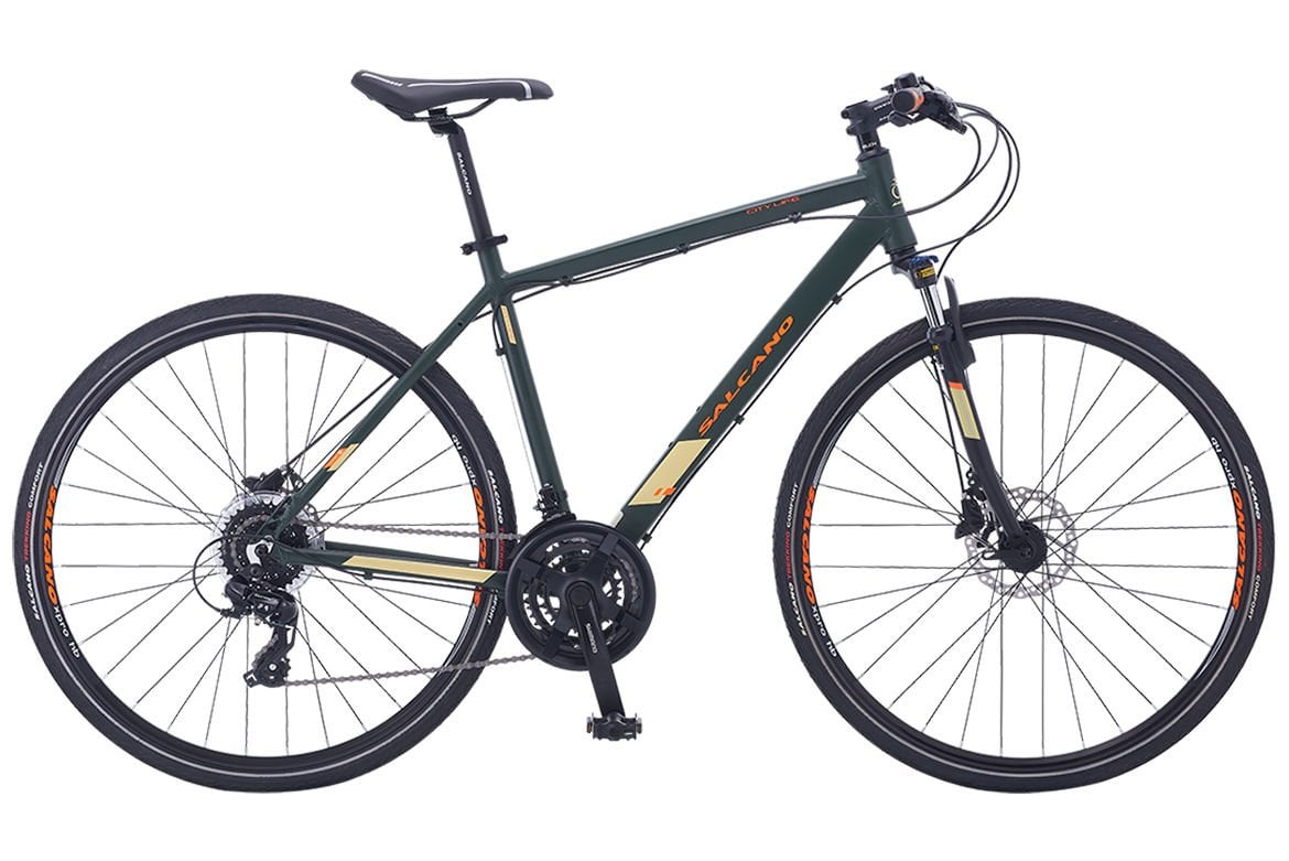 Salcano City life 24s HD 24 Vites Shimano Hidrolik disk fren Şehir Gezi Bisikleti 22''