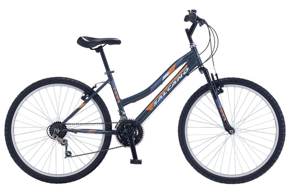 Mare 24 V Fren 21 Vites 24 Jant Kız Çocuk Bisikleti Siyah turncu