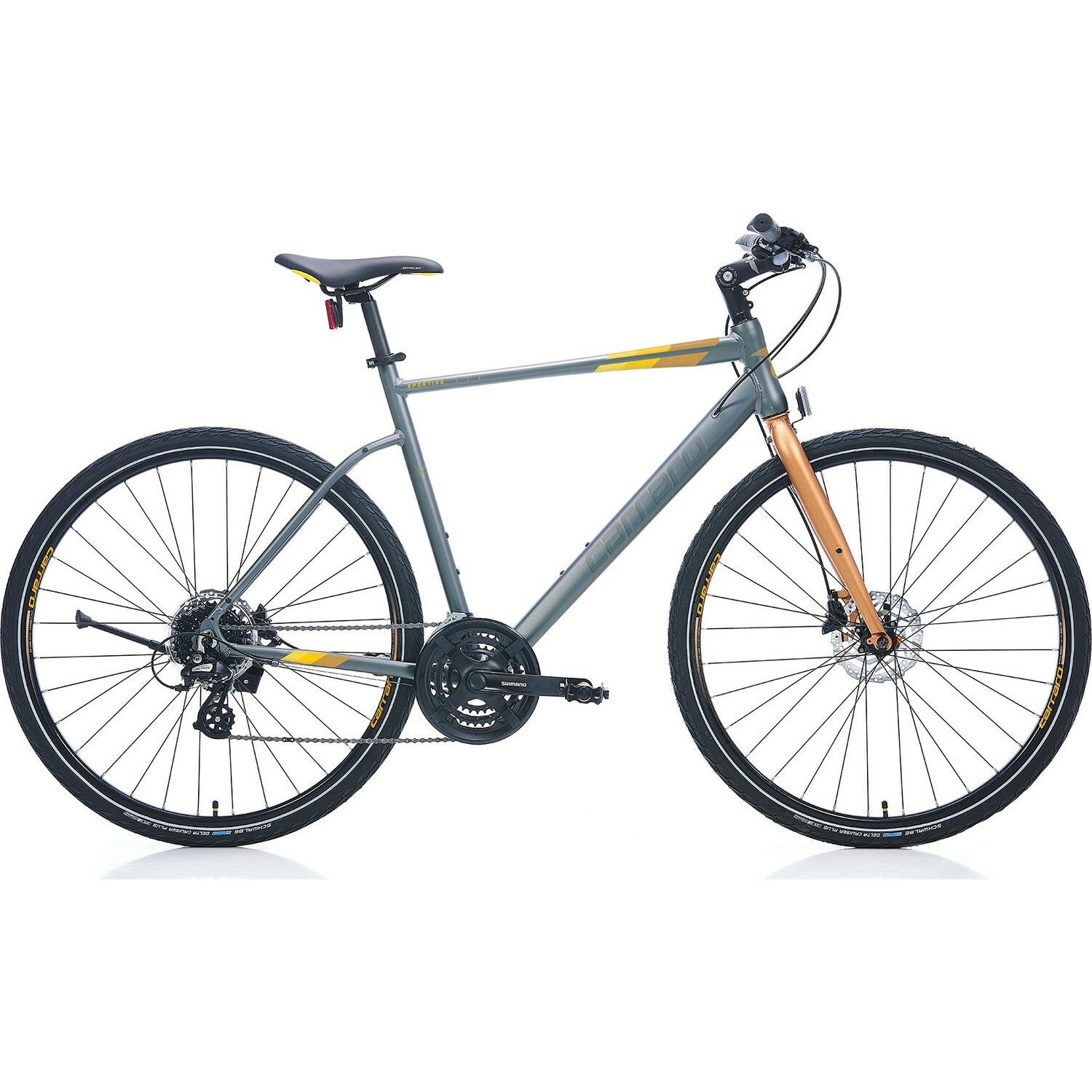 Carraro Sportive 324 28 Jant 24 Vites Şehir Bisikleti 44 cm Hidrolik Disk Fren Carraro Sportive 324 28 Jant 24 Vites şehir Bisikleti 44 Cm Hidrolik Disk Fren Antrasit