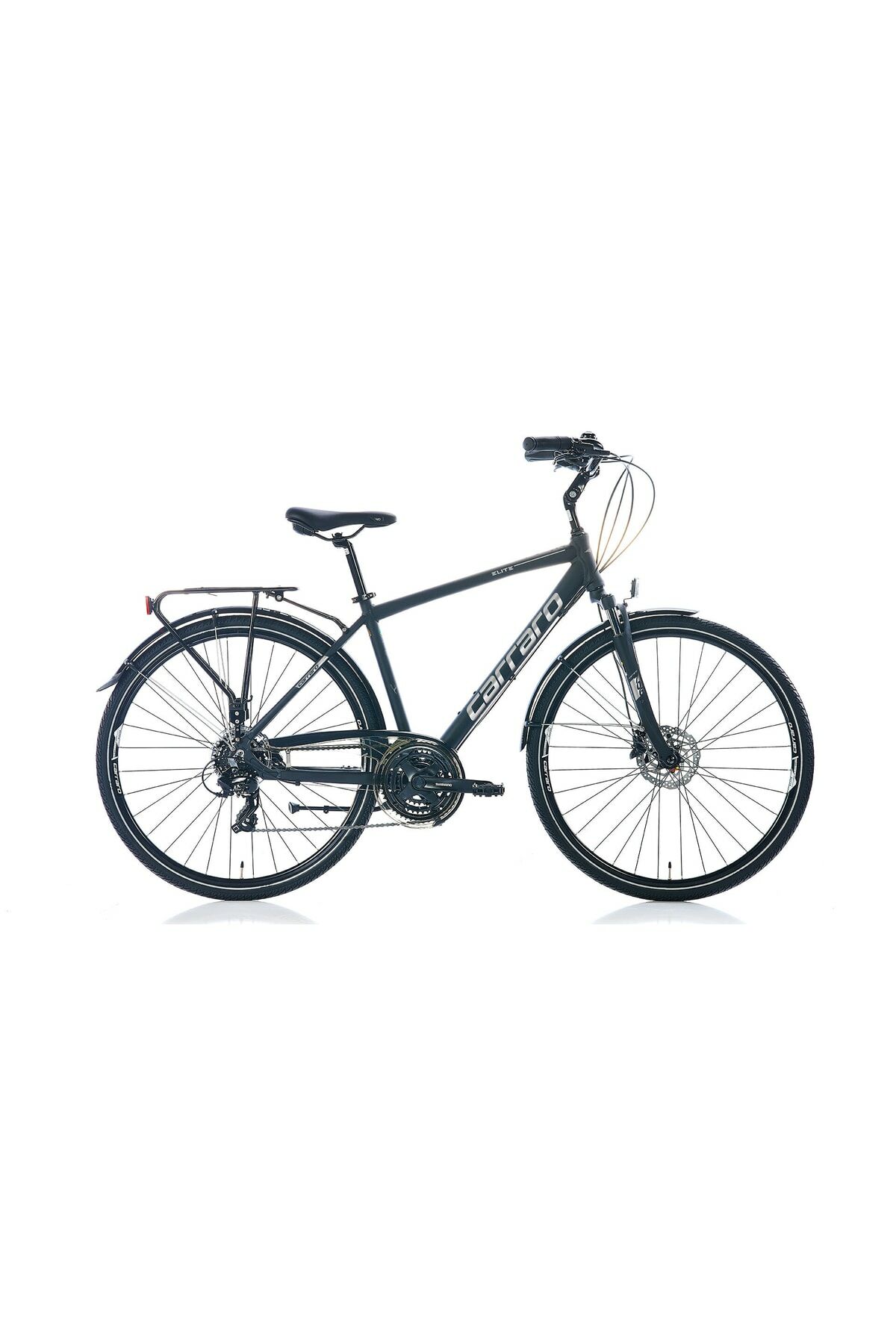CARRARO ELITE 706 28 JANT Hidrolik Disk FULL SHİMANO 21 VİTES MAT SİYAH GRİ 52