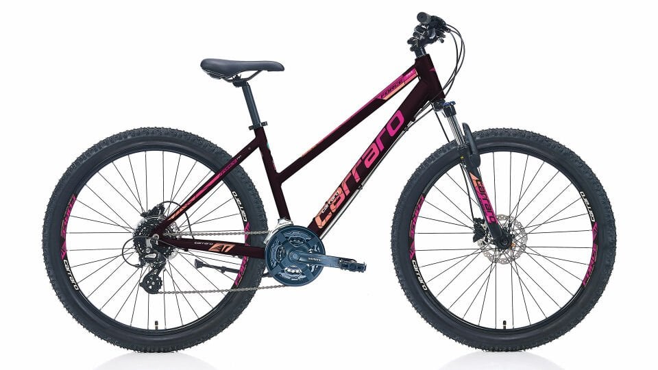 CARRARO FORCE 621 HD 26 JANT Hidrolik Disk Fren Kadın bisikleti Full Shimano 38 cm kadro