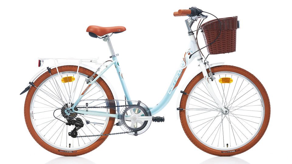 Carraro Juliana 26'' jant Shimano Vitesli Şehir Bisikleti  beyaz turkuaz