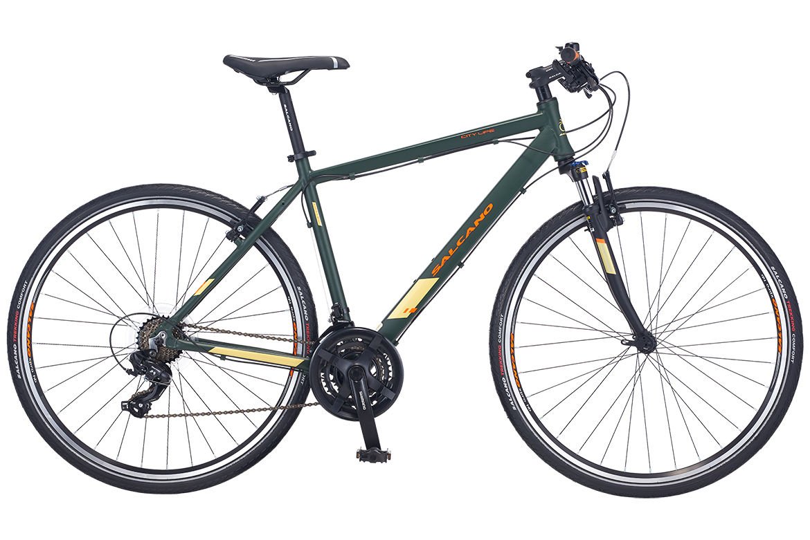 Salcano City life 24s V  24 Vites 22'' kadro Şehir ve Gezi Bisikleti Salcano City Life 24s V  24 Vites 22'' Kadro şehir Ve Gezi Bisikleti Haki