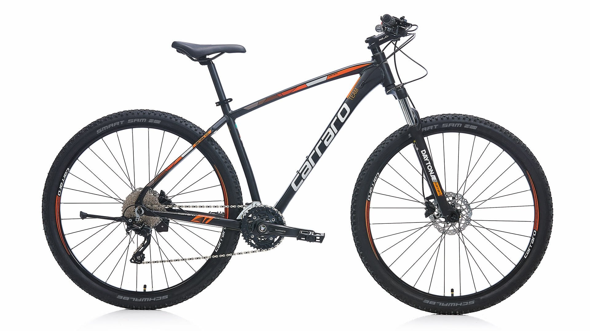 Carraro Daytona 930 29 Jant, 30 Vites, Shimano Deore Hidrolik Disk 44 Dağ Bisikleti Siyah turncu